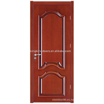 Puerta de madera sólida (JKD-ML8022) de KKD para el diseño de la puerta Interior de madera